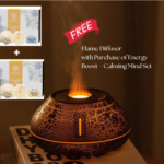 PROMO SET Indriyaa Energy Boost + Calming Essential Oil FREE Diffuser