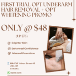 FIRST TRIAL OPT UNDERARM HAIR REMOVAL + OPT WHITENING PROMO