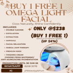 JUNE OMEGA LIGHT FACIAL PROMOTION BUY 1 FREE 1